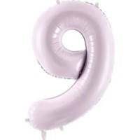 Воздушный шар PartyDeco Number 9 72cm Lavender (FB230G-9-014)