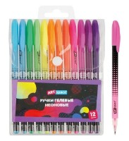 Set de pixuri ArtSpace Abstraction Neon 12pcs (GP12_96897)