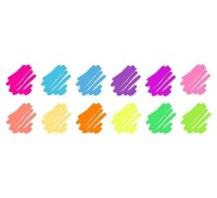 Set de pixuri ArtSpace Abstraction Neon 12pcs (GP12_96897) imaginea #3 — magazin online Desire.md