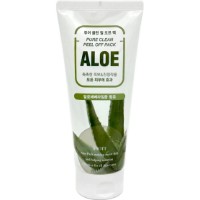 Mască pentru față Jigott Pure Clean Peel Off Pack Aloe 180ml 