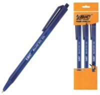 Set de pixuri Bic Round Stic Clic 3pcs Blue (35123.3)
