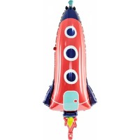 Balon PartyDeco Rocket 44x115cm (FB61)