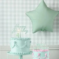Balon PartyDeco Star 48cm Green (FB3T-012) imaginea #2 — magazin online Desire.md