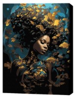 Tablou pe numere Brushme Морская нимфа 40x50cm (BSB0007FC)