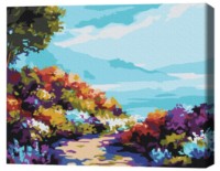 Tablou pe numere Brushme Цветы у моря 30x40cm (RBS1006FC)