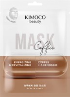 Тканевая маска Kimoco Beauty Energizing & Revitalizing Coffee & Adenosine 1pcs