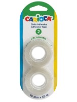 Set banda adeziva Carioca 2pcs 33mX19mm (53334)