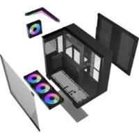 Корпус DarkFlash TH285 Black фото №2 — интернет-магазин Desire.md