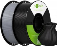 Филамент для 3D печати Creality PLA Soleyin Ultra Kit Black and Gray 2kg
