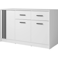 Comodă Fadome CANADA CD 24 Alb/ Negru