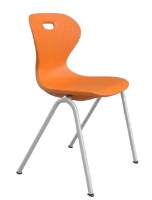 Scaun școlar Edumob Felisa H-460mm Orange/Grey (D03-11111)