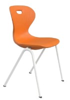 Scaun școlar Edumob Felisa H-460mm Orange/White (D03-11111)