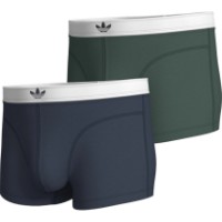 Мужские трусы Adidas Comfort Flex Cotton Body Lines Trunk 2Pk Collegiate Green/Night Indigo, s.S