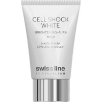Mască pentru față Swissline Cell Shock White Brightening-Aura Mask 75ml