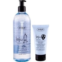 Набор по уходу за лицом Ziaja Jeju Young Skin Micellar Water 390ml + Charcoal Face Mask 50ml