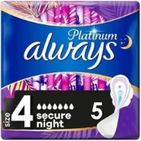 Absorbante Always Platinum Ultra Secure Night 5pcs