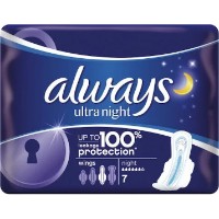 Absorbante Always Ultra Night 7pcs