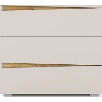 Comodă Yasen Лео 4Ш праый кашемир/дуб артизан