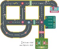 Puzzle Djeco Crazy Motors Univers City Circuit- Giant 26pcs (DJ05498) imaginea #5 — magazin online Desire.md