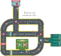 Puzzle Djeco Crazy Motors Univers City Circuit- Giant 26pcs (DJ05498) imaginea #6 — magazin online Desire.md