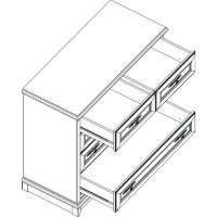 Comodă Gerbor Sonata 5D/10 Cashmere imaginea #2 — magazin online Desire.md