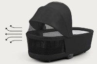 Люлька для коляски Cybex Priam Lux Wings R Black (521002729) фото №5 — интернет-магазин Desire.md
