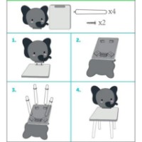 Scaun pentru copii U-Grow Elephant (UG-CHAIR-EF) imaginea #4 — magazin online Desire.md