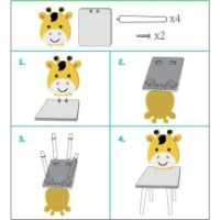 Scaun pentru copii U-Grow Giraffe (UG-CHAIR-GF) imaginea #2 — magazin online Desire.md