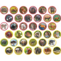 Joc educativ de masa Dodo Animals Of Eurasia 36pcs (200285)