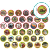 Joc educativ de masa Dodo Animals Of Eurasia 36pcs (200285) imaginea #2 — magazin online Desire.md