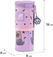 Школьный пенал Kite Lazy Cats (K25-684-3) фото №4 — интернет-магазин Desire.md