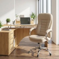 Scaun de birou Fabrik Home N-24 TOMAS Beige imaginea #2 — magazin online Desire.md