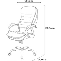 Scaun de birou Fabrik Home N-24 TOMAS Red imaginea #2 — magazin online Desire.md