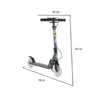 Самокат Moni Snazzy Grey фото №2 — интернет-магазин Desire.md