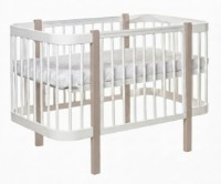 Кроватка Eucalyptus Karol Premium White/Cappuccino (DS-9051)