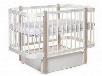 Кроватка Eucalyptus Karol Premium White/Cappuccino (DS-9051) фото №7 — интернет-магазин Desire.md