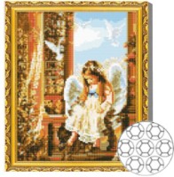 Mozaic cu diamante Art Gallery Premium Angel Girl 30x40cm (GB72420)