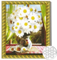 Алмазная мозаика Art Gallery Premium Beautiful Daisies 40x50cm (GA86216)