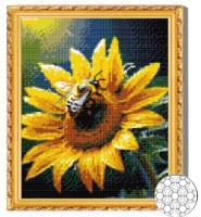 Mozaic cu diamante Art Gallery Premium Bee On A Sunflower (GB87907) 