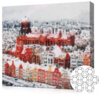 Алмазная мозаика Art Gallery Premium Bird's Eye View Of The City 40x50cm (GA84749)