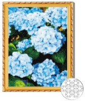 Mozaic cu diamante Art Gallery Premium Blue Hydrangea 40x50cm (GA86116)