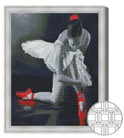 Алмазная мозаика Art Gallery Premium Bright Pointe Shoes 40x50cm (QB205847)