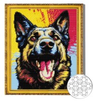 Mozaic cu diamante Art Gallery Premium Happy Shepherd 30x40cm (GB86821)