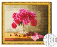 Алмазная мозаика Art Gallery Premium Hot Pink Peonies 30x40cm (GB80109)