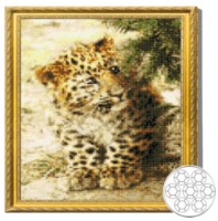 Mozaic cu diamante Art Gallery Premium Little Leopard 30x40cm (GB83251)