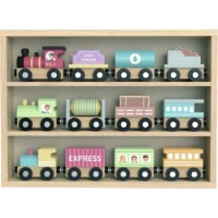 Набор машин Tooky Toy Wooden Train Set (TH647N)