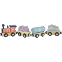 Набор машин Tooky Toy Wooden Train Set (TH647N) фото №3 — интернет-магазин Desire.md