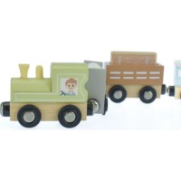 Набор машин Tooky Toy Wooden Train Set (TH647N) фото №5 — интернет-магазин Desire.md