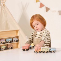 Набор машин Tooky Toy Wooden Train Set (TH647N) фото №7 — интернет-магазин Desire.md