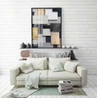 Pictură ArtShop Geometric Tiles 35x70cm (PA141-L)